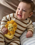 Organic Baby Toys - Newborn Rattles | Lion (Machine Washable