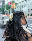 Hand-painted Yellow Taxi Cab Hair Clip