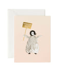 Welcome Penguin Card