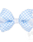 Gingham Moonstitch Edge Bow- Assorted