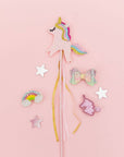 Unicorn Rainbow Clip Set - Kids Hair Clip Set