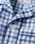 Royal Blue Gingham Pajamas