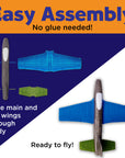 Stunt Squadron Foam Flyers Airplane Craft Kit for Kids