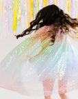 Rainbow Sequin Cape