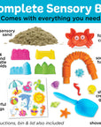 Sensory Bin Beach Activity Bin for Kids