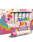 Jumbo Jots Dual Tip Unicorn Markers - Set of 8