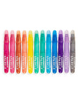 Rainbow Sparkle Metallic Gel Crayons