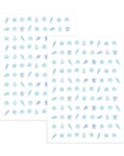 SHELLEY Nail Sticker - 2 sheets