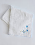 Timo & Violet Butterfly Embroidered Shawl Blanket/ Swaddle