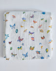 Timo & Violet Butterfly Blanket/ Swaddle