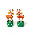 Santa & Reindeer Christmas Push Puppets