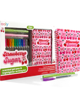 Strawberry Sugar: Scented Gel Pen & Highlighter Writing Kit