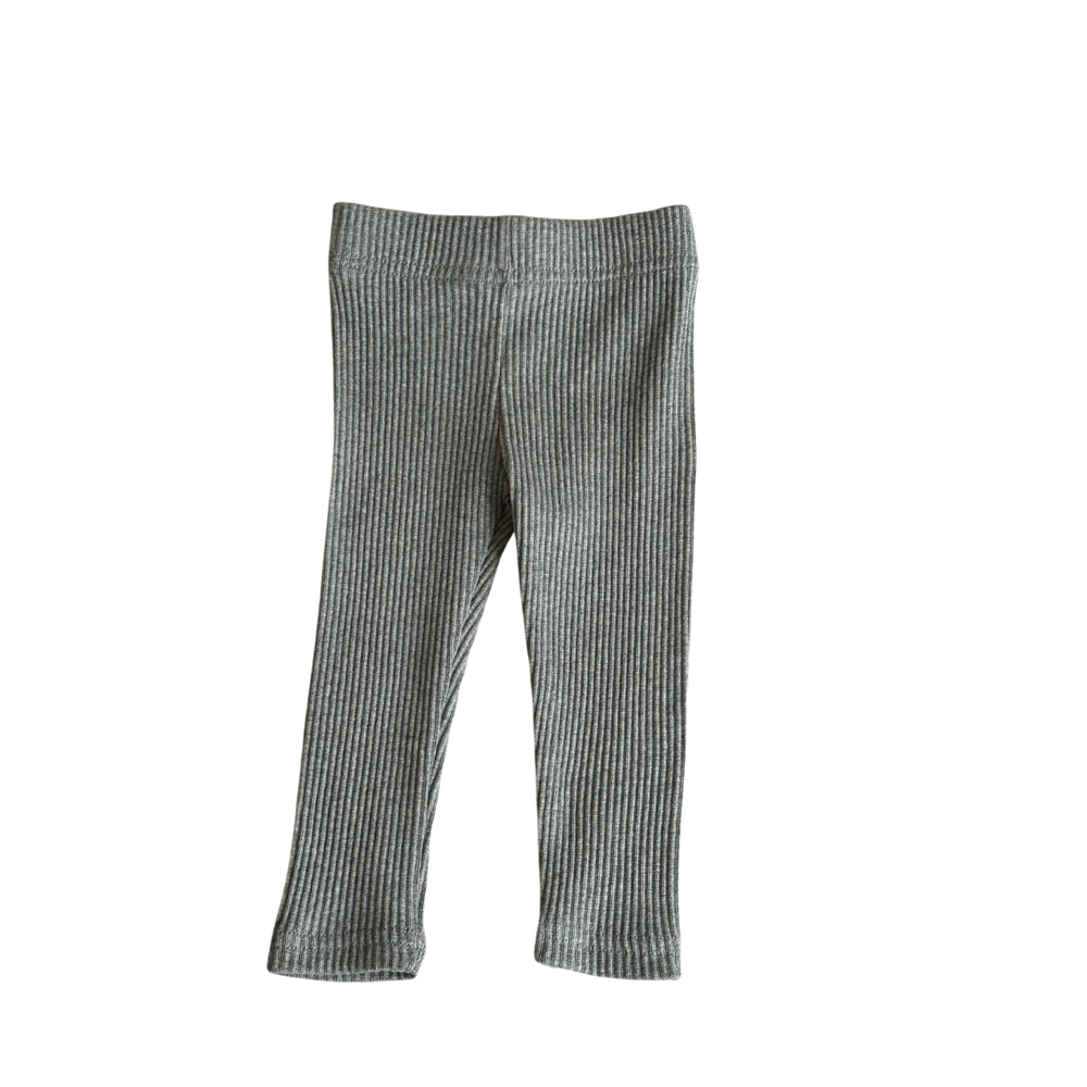 Little Prince Grey Ribbed Legging – The Little NY