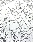 Undercover Art Hidden Patterns Coloring- Unicorn Friends