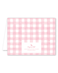 Gingham Baby Pink