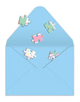 Confetti Birthday Cake Greeting Card Puzzle