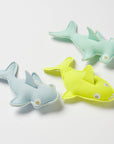 Salty the Shark Dive Buddies Aqua Neon Yellow Set of 3