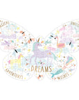 80pc Fantasy Butterfly Shaped Puzzle
