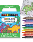 Carry-Along Coloring Book Set - Dinoland
