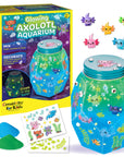 Make an Axolotl Glowing Aquarium Craft for Kids
