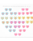 Sweethearts Stick-on Earrings