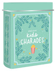 Kids Charades Game - Deck of Cards + Storage Tin