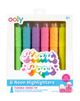 Heart Pops: Neon Highlighters (Set of 6)
