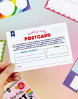 Rainbow Edition Traveling Postcard Book