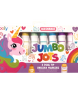Jumbo Jots Dual Tip Unicorn Markers - Set of 8