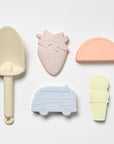 Silicone Bucket & Spade Set Apple Sorbet Multi