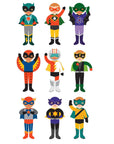 Superheroes Magnetic Dress Up Set