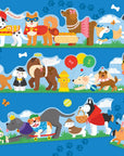 Shaped Floor Puzzle: Dog Parade