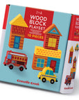 Build & Play Wood Blocks - Busy City (10pc)