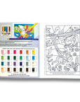 Color By Number Coloring Book- Mythical Friends