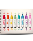 Jumbo Jots Dual Tip Unicorn Markers - Set of 8