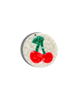 Hand-painted Cherry Compact Mirror