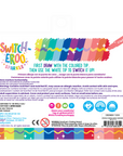 Switch-Eroo Sparkle Glittery Color Changing Markers- 12 pc