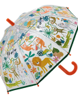 Jungle Transparent Color Changing Umbrella