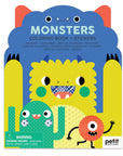 Coloring Book with Stickers: Monsters