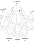 Little 12" Nibble Bunny - Gray
