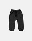 Ribbed Joggers- Charcoal