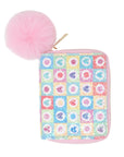 Glitter Hearts Wallet: Pink