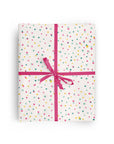 Small Watercolor Confetti Wrapping Paper Roll