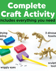 Create with Clay Dinosaurs - DIY Craft for Kids