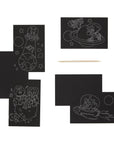 Mini Scratch & Scribble Art Kit: Wacky Universe