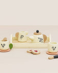Eco-Friendly Wooden Tea Set & Tray