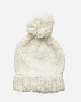 Solid Hand Knit Pom Hat