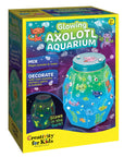 Make an Axolotl Glowing Aquarium Craft for Kids