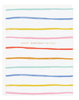 Birthday Stripes Card
