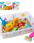 Sensory Bin Beach Activity Bin for Kids